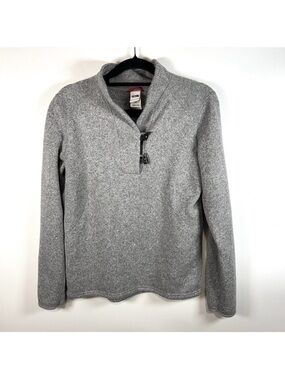 THE NORTH‎ FACE Gray Toggle Button Casual Pullover Women’s Size Large Outdoor